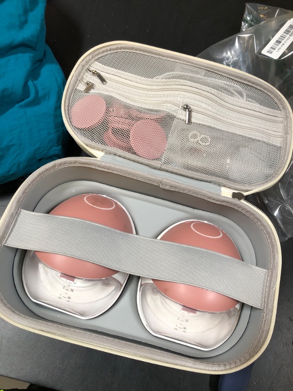 Photo 1 of Momcozy Breast Pump Hospital-Grade, Hands Free Breast Pump App with Leak-Proof DoubleFit Flange, Personalized Multi-Modes & 15 Levels, 2 Count