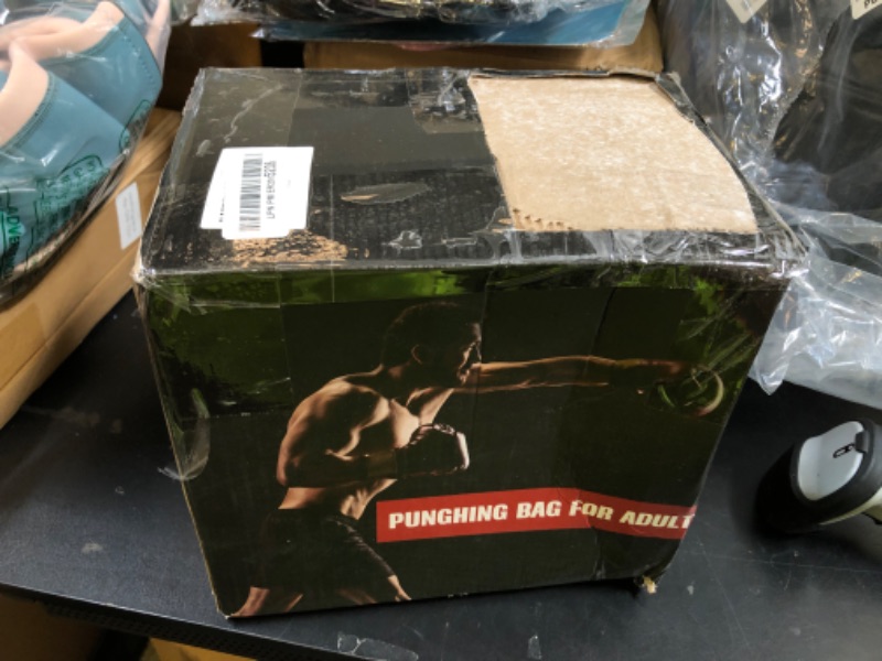 Photo 1 of Upgrated Standing Punching Bag for Adults, Boxing Bag with Automatic Built in Air Pump and 12OZ Gloves, 69'' Kicking Bag Boxing Equipment Heavy Bag for Training MMA Muay Thai Fitness