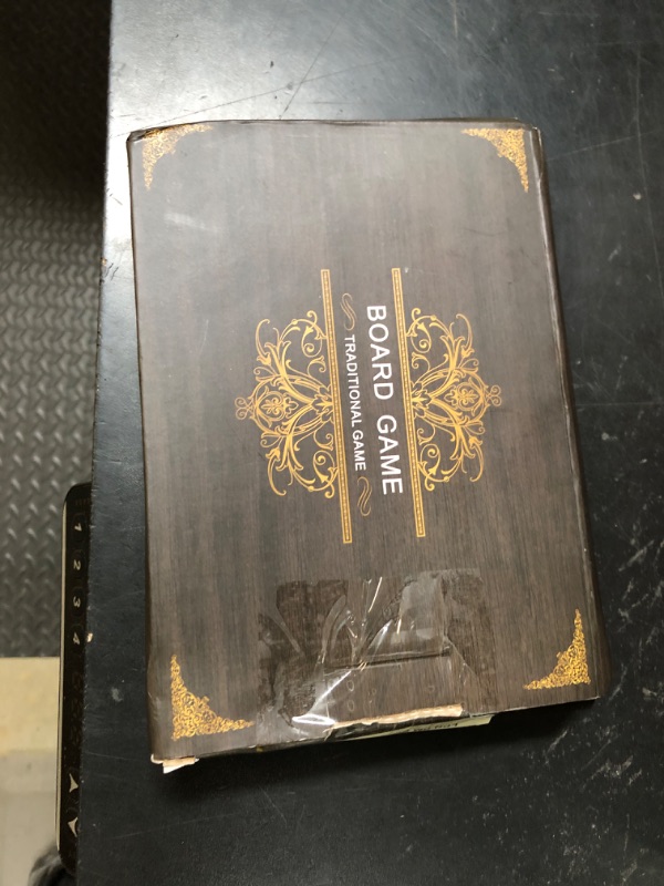Photo 1 of Baspoom Checkers Pieces -Backgammon Pieces-Dark Brown/Natural 15tablets Each (30mm/1.2in)