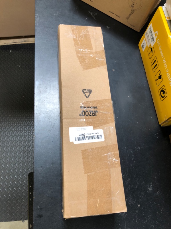 Photo 1 of JRZOO Wrap Around Curtain Rods White, Blackout Heavy Duty Curtain Pole for Windows 66 to 120 Inch, 1" Decorative Room Darkening Curved Modern Drapery Rod (White/Unique Design/All Matel)