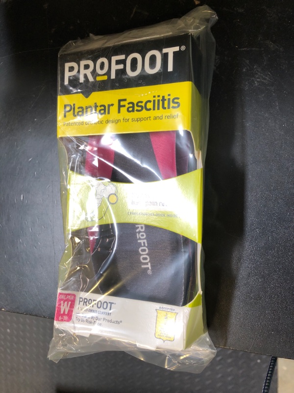 Photo 1 of ProFoot Plantar Fasciitis Orthotics, Women's 6-10, 1 Pair (Pack of 3)