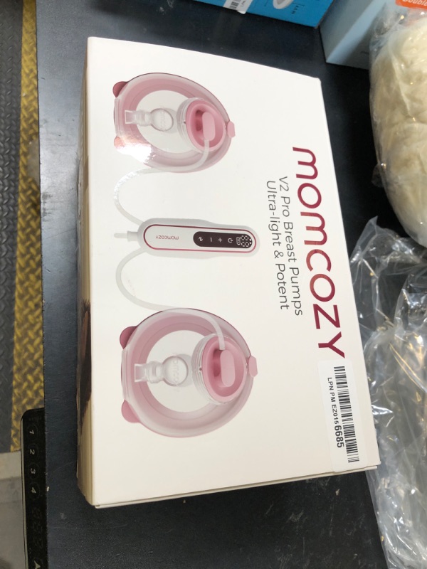 Photo 1 of Momcozy Breast Pump V2 Pro Ultra-Lightweight, Hands-Free & Portable Wearable Pump with Upgraded Integrated DoubleFit Flange, Quiet & Leak-Proof Electric Pump, 3 Modes|9 Levels, 17/19/21/24mm