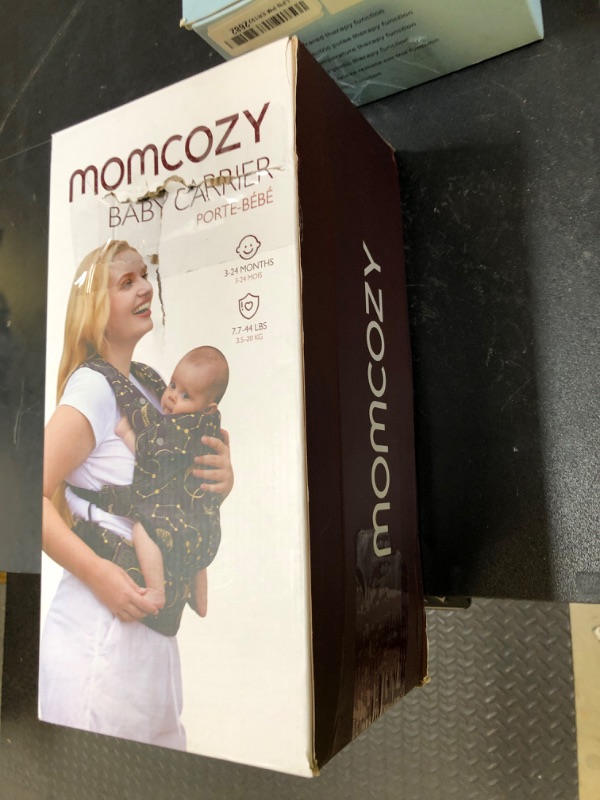 Photo 1 of Momcozy Baby Carrier - Ergonomic, Cozy and Lightweight Carrier for 3-24 Months, Effortless to Put On, Ideal for Hands-Free Parenting, Enhanced Lumbar Support, Starry Night
