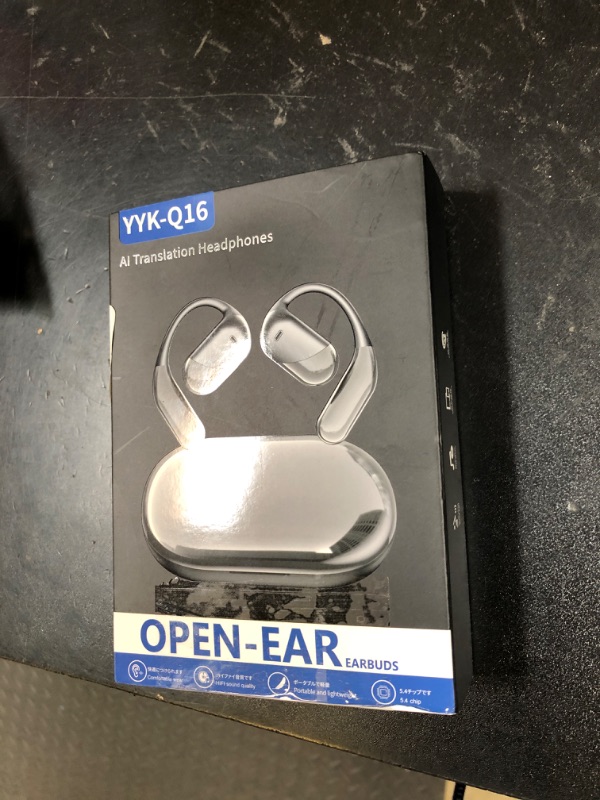 Photo 1 of Paekole Translation Earbuds Real Time - AI 144 Language Translator Earbuds, Audifonos Traductores Inglés Español, 3-in-1 Translating Device, Translate Ear Buds for Travel Learning with Charging Case