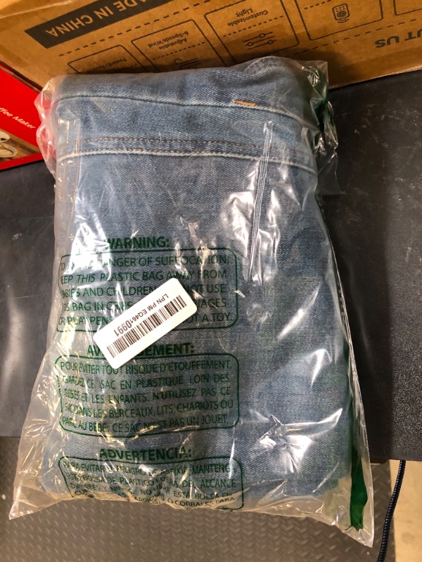 Photo 1 of utcoco Womens Denim Overalls Loose Fit Barrel Leg Adjustable Strap Hip Hop Jean Jumpsuits (X-Large, Dark Blue)