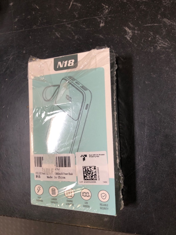 Photo 1 of Power Bank, 15000mAh Portable Charger with Built in Cable, 22.5W Fast Charging, 6 Outputs, Slim Travel Essential Battery Pack with LED Display, Compatible with iPhone 16/15/14/13, Samsung, iPad, etc