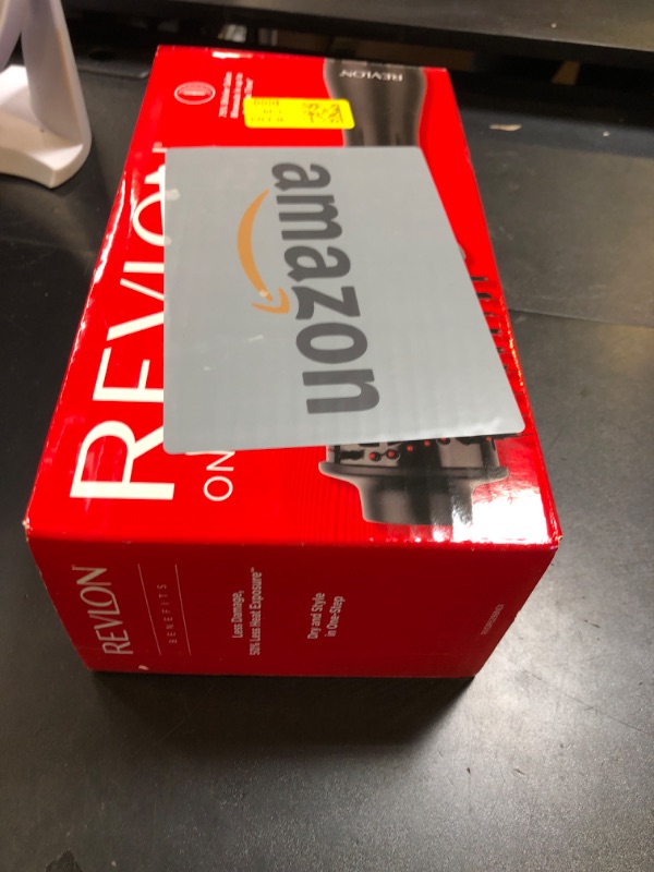 Photo 1 of REVLON One Step Volumizer PLUS Hair Dryer and Styler | More Volume, Less Damage, and More Styling Control for Easy and Fast Salon-Style Blowouts, Plus Travel Friendly (Black)