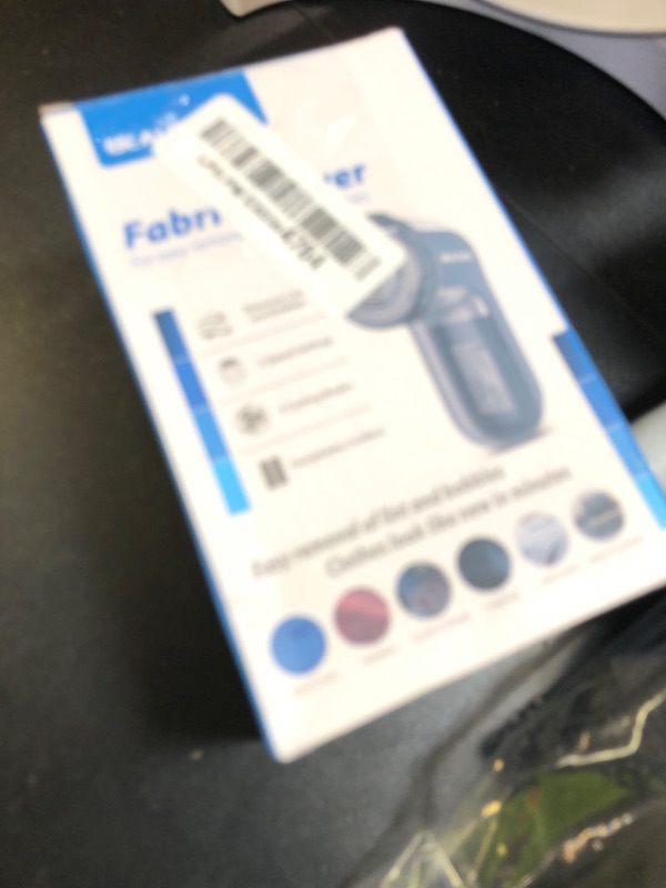 Photo 1 of BEAUTURAL Fabric Shaver and Lint Remover, Sweater Defuzzer with 2-Speeds, 2 Replaceable Stainless Steel Blades, Battery Operated, Remove Clothes Fuzz, Lint Balls, Pills, Bobbles Gray
