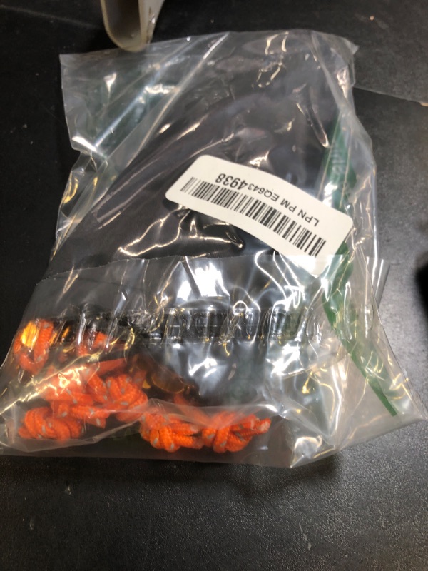 Photo 1 of 12 Pack Tent Stakes, 7075 Ground Metal Camping Aluminum Tent Pegs, Lightweight Tent Stakes Heavy Duty Spikes Camping Accessories, Orange