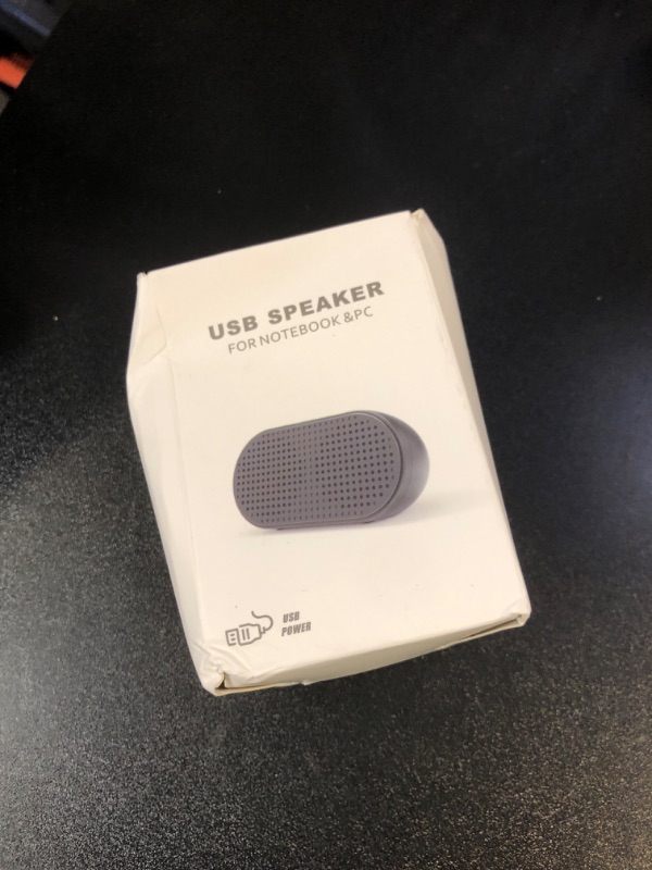 Photo 1 of HONKYOB USB Mini Speaker Computer Speaker Powered Stereo Multimedia Speaker for Notebook Laptop PC(Black)