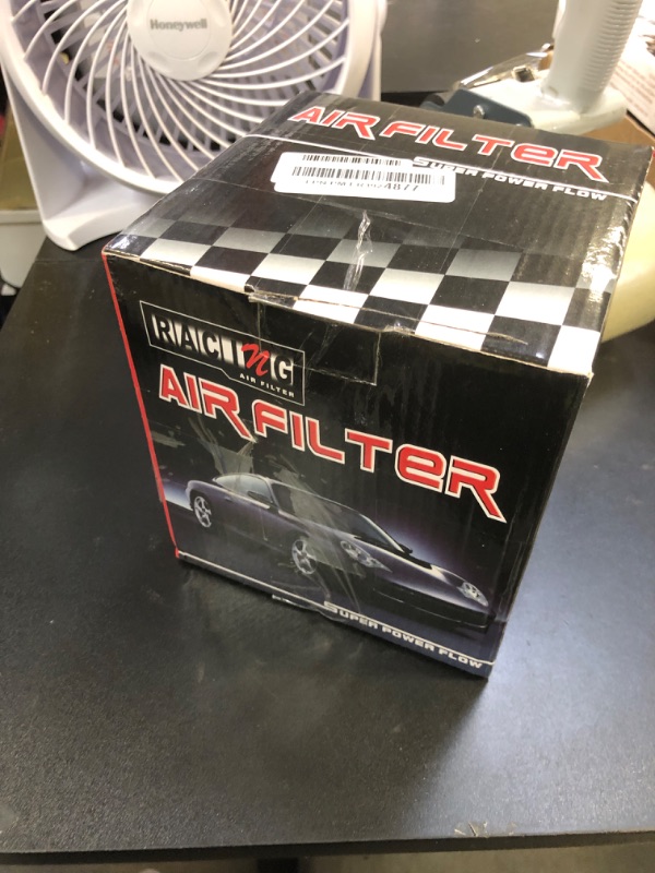 Photo 1 of Cold Air Intake Filter, High Performance, Washable Filter, Clamp-On Replacement Air Filter, Flange Diameter 3inch/76mm Blue0