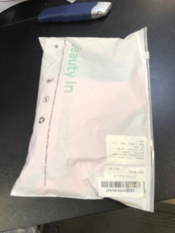 Photo 1 of Beautikini Period Swimwear One Piece Menstrual Leakproof Swimsuit One Shoulder Ruffle Bathing Suits for Girls Teens Pink XS