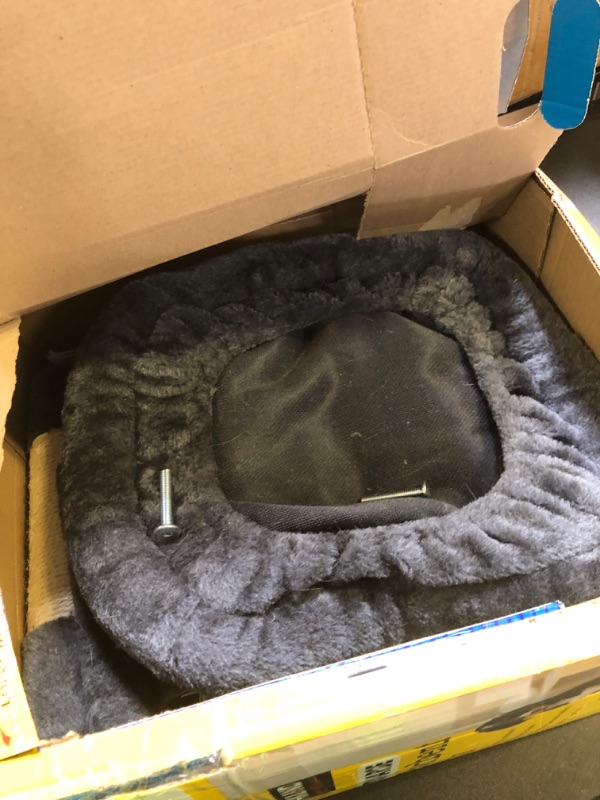 Photo 1 of Heybly Cat Tree with Toy, Cat Tower condo for Indoor Cats, Cat House with Padded Plush Perch, Cozy Hammock and Sisal Scratching Posts, Smoky Gray HCT004SGlpnpmez1055503
