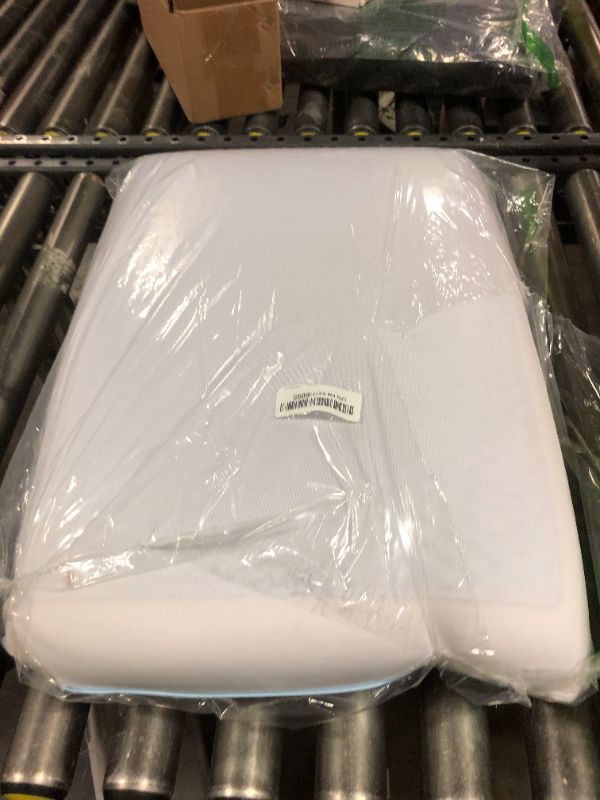 Photo 1 of Cool Gel Cooling Pillow for Sleeping, Standard Size Cooling Memory Foam Pillow for Hot Sleepers, Reversible Ergonomic Design, Pressure Relief, Spine Alignment, Side, Back Contouring Support