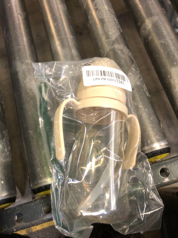 Photo 1 of GROSMIMI Spill Proof no Spill Magic Sippy Cup with Straw with Handle for Baby and Toddlers, Customizable, PPSU, BPA Free 10 oz (Butter)