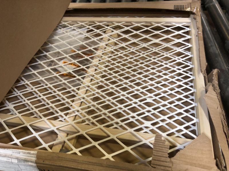 Photo 1 of Toddleroo by North States Diamond Mesh Wooden Baby Gate: 26.5"- 42" Wide. Pressure Mounted Baby Gate for Doorway. (23" Tall, Sustainable Hardwood)