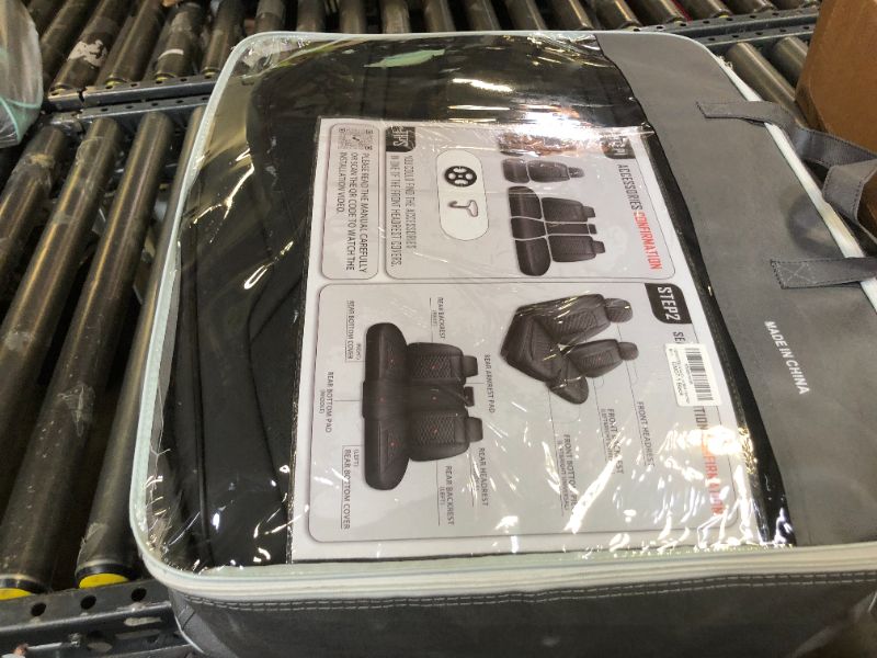 Photo 1 of GEEMAYTEK Seat Covers, Car Seat Covers Front Seats, Car Seat Cover, Car Seat Protector Waterproof, Car Seat Cushion Nappa Leather, Black Seat Covers Carseat Cover Universal Fit for Most Cars