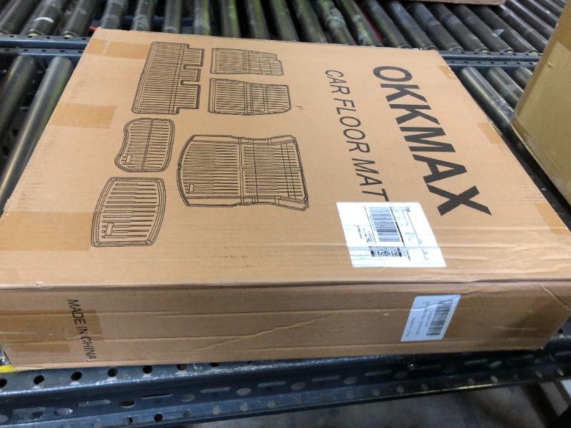 Photo 1 of OKKMAX Floor Mats for Tesla Model 3 Highland 2024 New Generation - Full Set Cargo Liner Rear Cargo Tray Trunk Floor Mat Interior Accessories Custom Fit for 2024 New Version Model 3