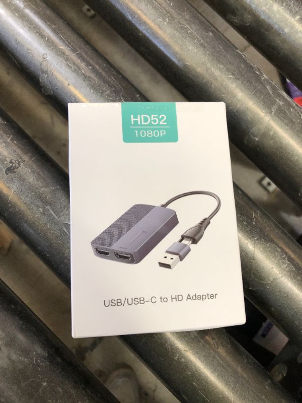 Photo 1 of Weton USB 3.0 or USB C to HDMI Adapter for Dual Monitors,HDMI Splitter Extended Display Adapter for Windows Mac OS - Multi-Monitor Display 3 Separate Screen