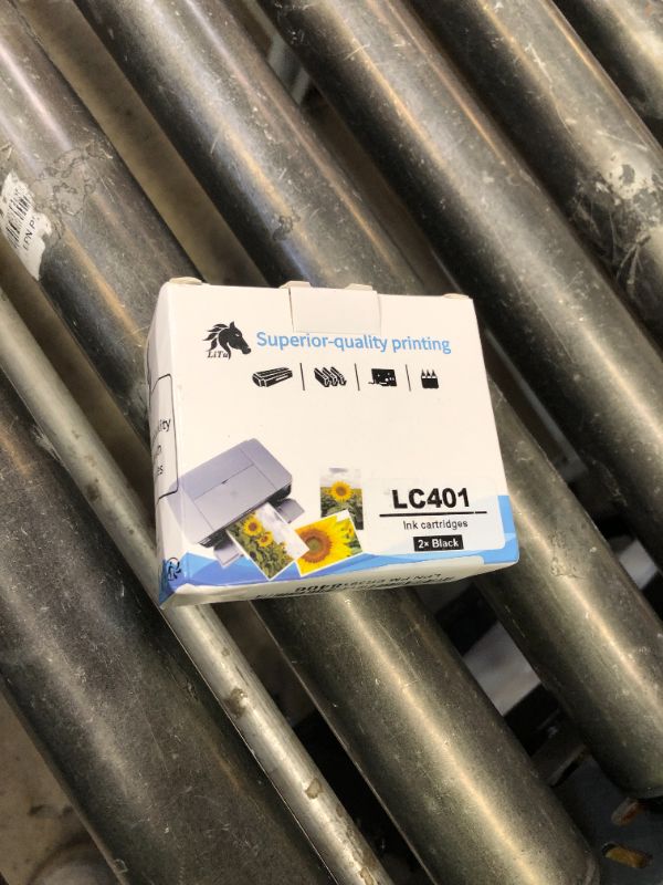 Photo 1 of LiTuhorse 2-Pack LC401 Black Ink Cartridges for Brother LC 401 BK with 3-Party Compatible Chip Work with Brother MFC-J1010DW MFC-J1012DW MFC-1170DW MFC-J1800DW Printer (Non-OEM)