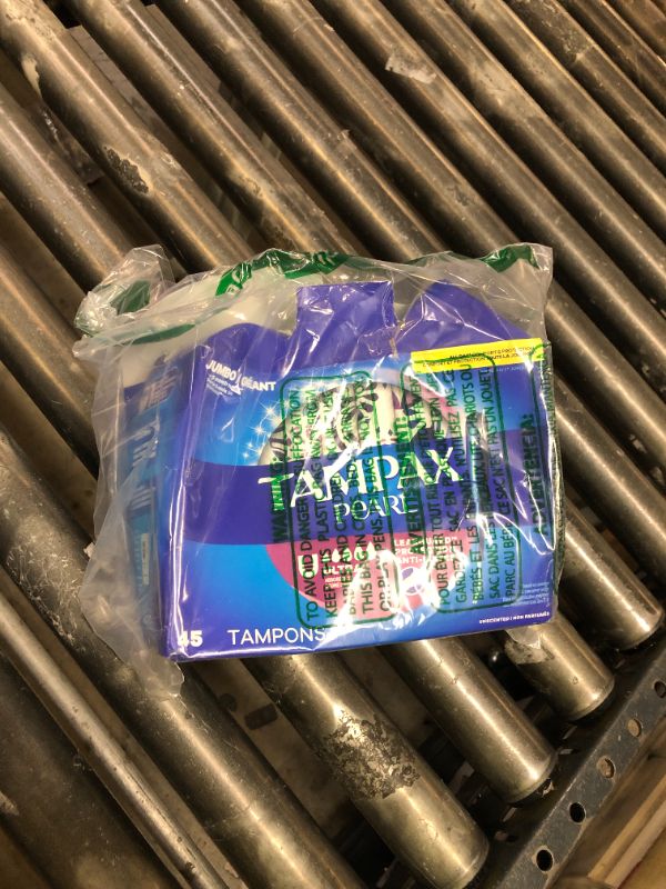 Photo 1 of Tampax Pearl Tampons, with LeakGuard Braid, Ultra Absorbency, Unscented, 45 Count