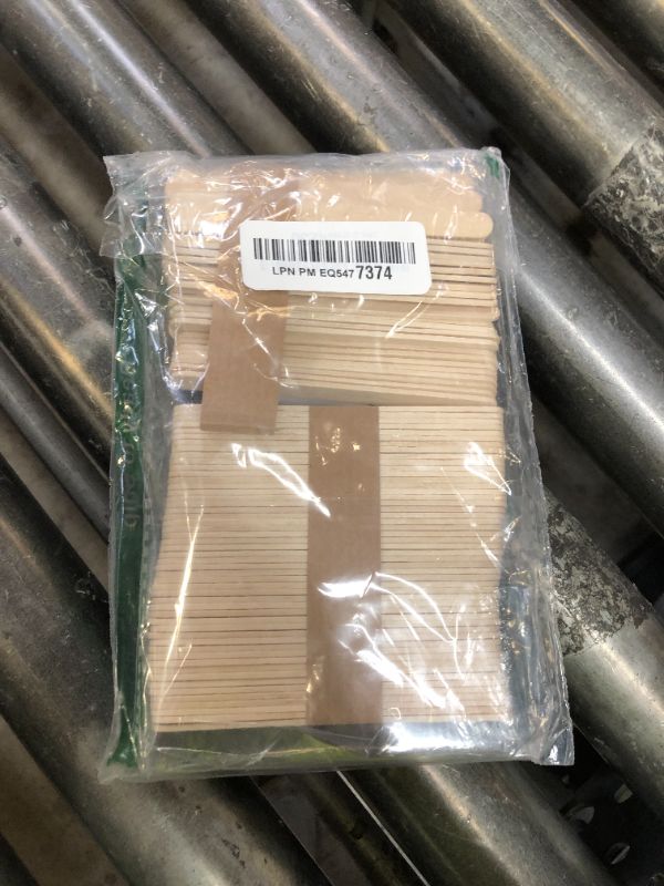 Photo 1 of 100Pcs Popsicle Sticks - 4.5 Inch Craft Sticks Ice Cream Sticks,Wooden Sticks for Crafts,Natural Wood Popsicle Craft Sticks,Ice Pop Sticks for DIY Crafts
