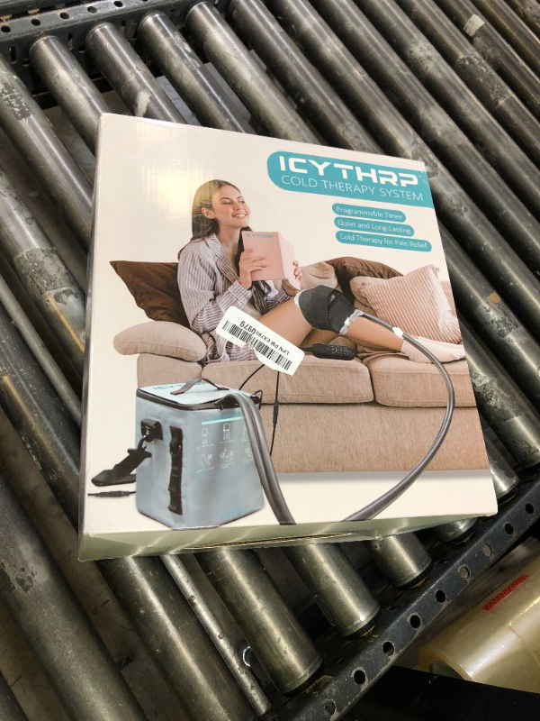 Photo 1 of Cold Therapy Machine with Programmable Timer, Portable Ice Machine for Knee After Surgery, Knee Replacement Recovery System for Pain Relief w/Compression Pad for Shoulder, Hip and Ankle