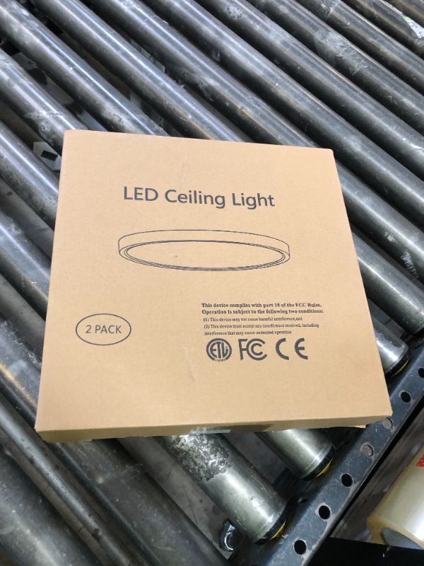 Photo 1 of TALOYA Surface Mount LED Ceiling Light 12 Inch-2 Pack Black Shell, Equivalent to Traditional 200W Bulb Light for Kitchen Bedroom Utility Closet Room,5 in 1(3000k/3500k/4000k/5000k/6500k)