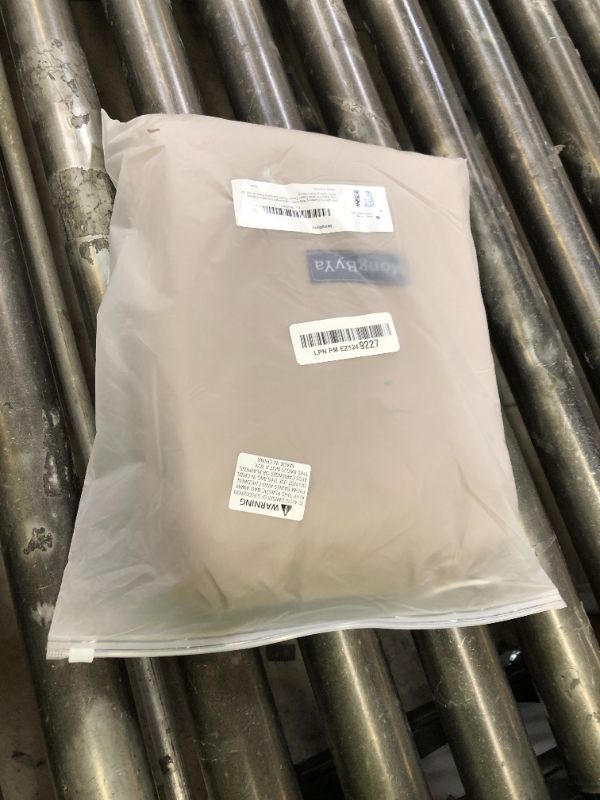 Photo 1 of MongByYa Sleeping Bag Liner Lightweight Compact Sleeping Bag Sack Portable Clean Travel Sheet Camping Sleep Sheet for Backpacking Hotel Hiking (Light Khaki, 82.7” X 70.9”)