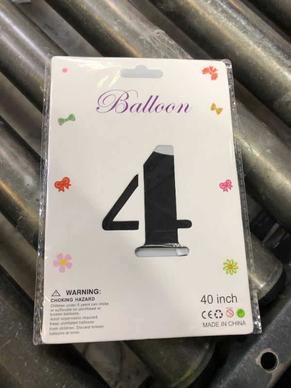Photo 1 of Cow Print Balloon Space Disco Cowgirl Party Decorations | Number 4 Balloons for 4th Birthday Farm Animal Party Supplies Favors | Giant Western Cowboy 4 Balloon Number - 40 Inch | 4 Birthday Balloons