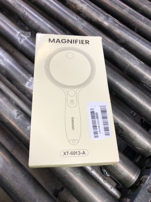 Photo 1 of Large Magnifying Glass with 37 LED Light, 10X 20X 45X Handheld Illuminated Lighted Magnifier with 3 Light Modes for Seniors Reading, Inspection, Coins, Exploring Close Work