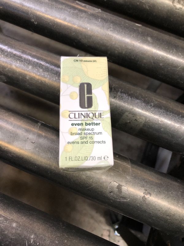 Photo 1 of Clinique Even Better Makeup Foundation Broad Spectrum SPF 15 | Medium Coverage + Natural Finish | With Vitamin C | Evens Skin Tone + Reduces Dark Spots, Alabaster, 1 Fl Oz