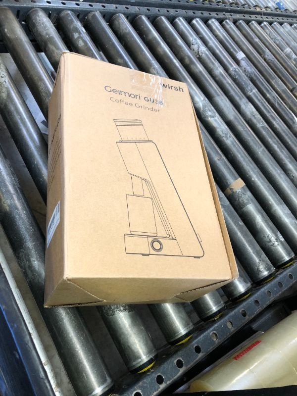 Photo 1 of Burr Coffee Grinder,Wirsh Electric Single Dose Coffee Grinder Geimori GU38 with 38mm 6-Core Conical Burr,Stepless Adjustment for Drip,French Press,Cold Grind Settings from Fine to Coarse