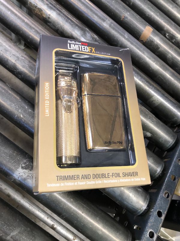 Photo 1 of BaBylissPRO LIMITEDFX Trimmer and Shaver Prepack - Gold
