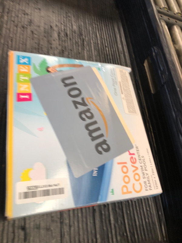 Photo 1 of Intex Rectangular Pool Cover for 103 in. x 69 in. or 120 in. x 72 in. Pools