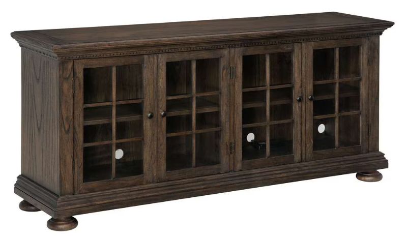 Photo 1 of Hekman Furniture - Wellington Estates - Entertainment Console - 25450 * glass on one of the doors is broken*