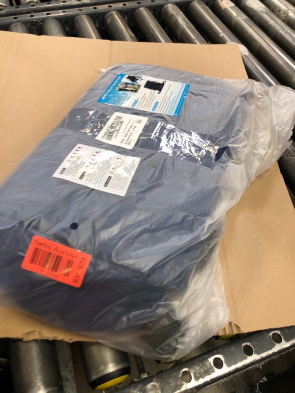 Photo 1 of Patient Lift Transfer Belt from Bed to Wheelchair Stair Transfer Emergency Evacuation Chair Pad Safety Medical Lifting Sling Slide Board Transferring for Elderly, Disabled, Adults (Blue - 4 Handles)