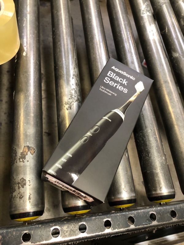 Photo 1 of Aquasonic Black Series Ultra Whitening Toothbrush – ADA Accepted Electric Toothbrush- 8 Brush Heads & Travel Case – 40,000 VPM Electric Motor & Wireless Charging - 4 Modes w Smart Timer