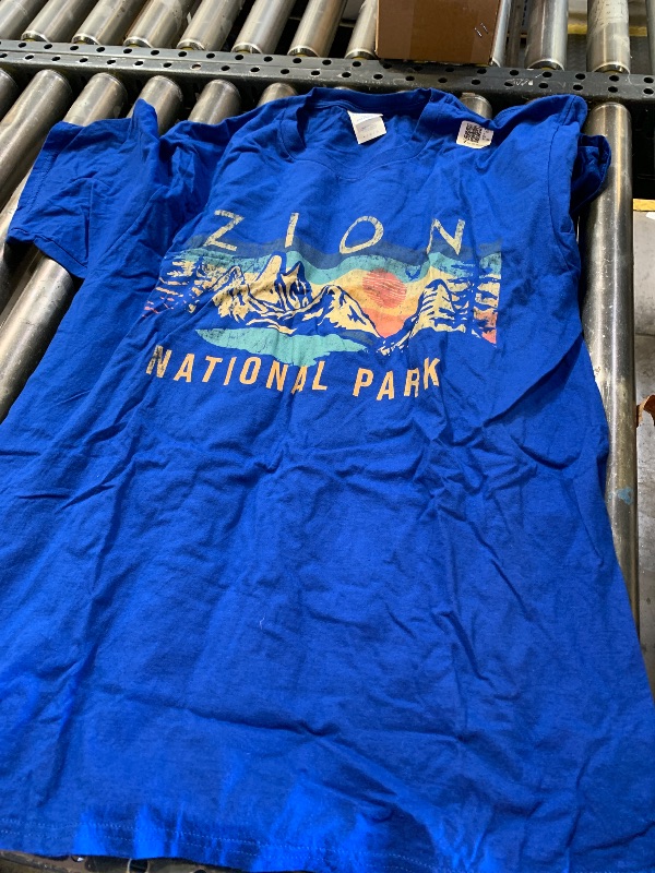 Photo 1 of SIZE LARGE BLUE TEE