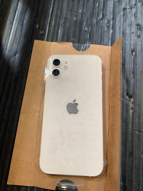 Photo 1 of Apple iPhone 12, 128GB, White - Fully Unlocked (Renewed)