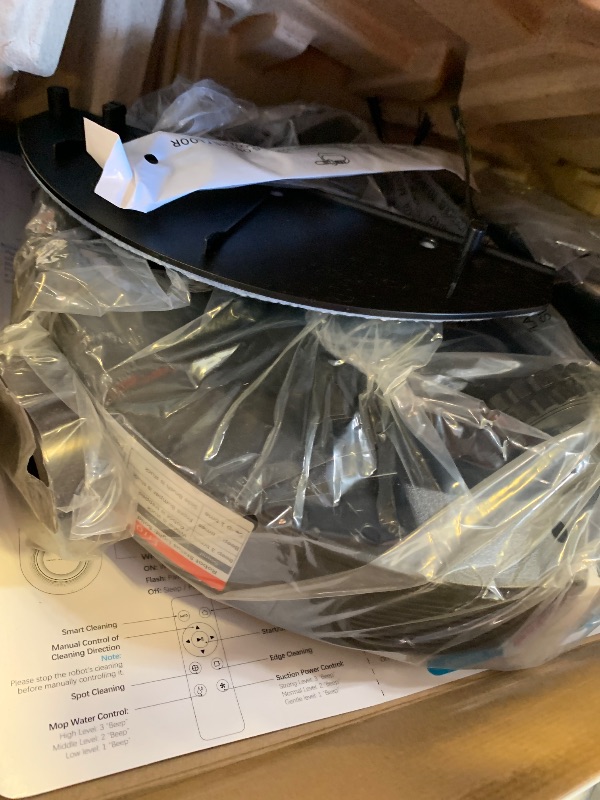 Photo 1 of Tikom Robot Vacuum and Mop Combo, 5000Pa Robotic Vacuum Cleaner, 150 Min Max, App & Remote Control, Ideal for Hard Floor, Carpet, Pet Hair, Self-Charge(G8000 Max)
