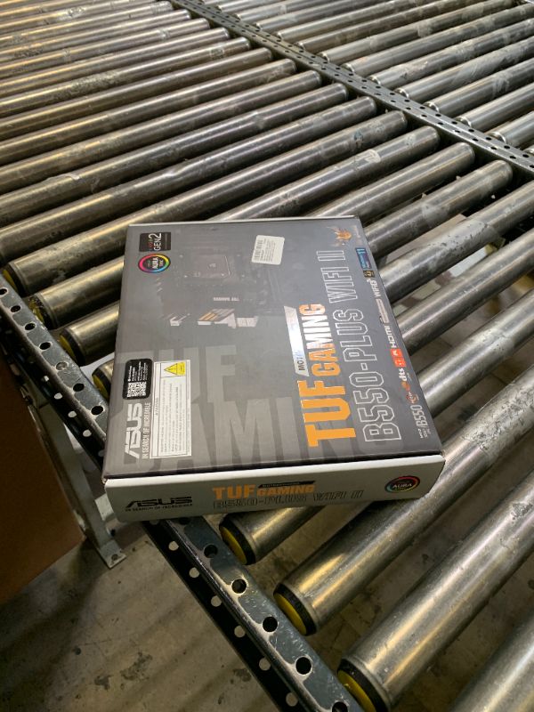 Photo 1 of ASUS TUF Gaming B550-PLUS WiFi II AMD AM4 (3rd Gen Ryzen™) ATX Motherboard (PCIe 4.0, 6, 2.5Gb LAN, BIOS Flashback, USB 3.2 2, Addressable 2 RGB Header and Aura Sync)
