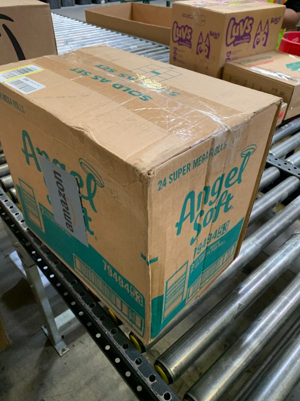 Photo 1 of Angel Soft Toilet Paper, 24 Super Mega Rolls = 144 Regular Rolls, Soft and Strong Toilet Tissue