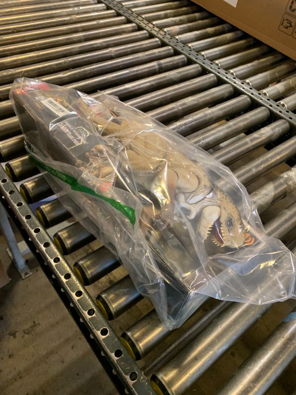 Photo 1 of Mattel Jurassic World Rebirth Distortus Rex Rumble N Rampage Dinosaur Action Figure 22 Inch with 2 Attack Actions, Content-Accurate, Digital Play