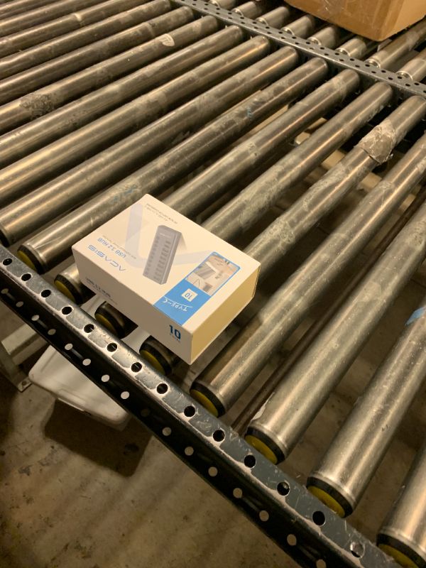 Photo 1 of ACASIS 10 Ports 60W USB C 3.2 Hub, 10Gpbs Data Transfer, 20V/3A Power Adapter, Individual On/Off Switches, Aluminum Housing, USB Splitter for PC, Computer, Laptop, Mobile HDD, Flash Drive