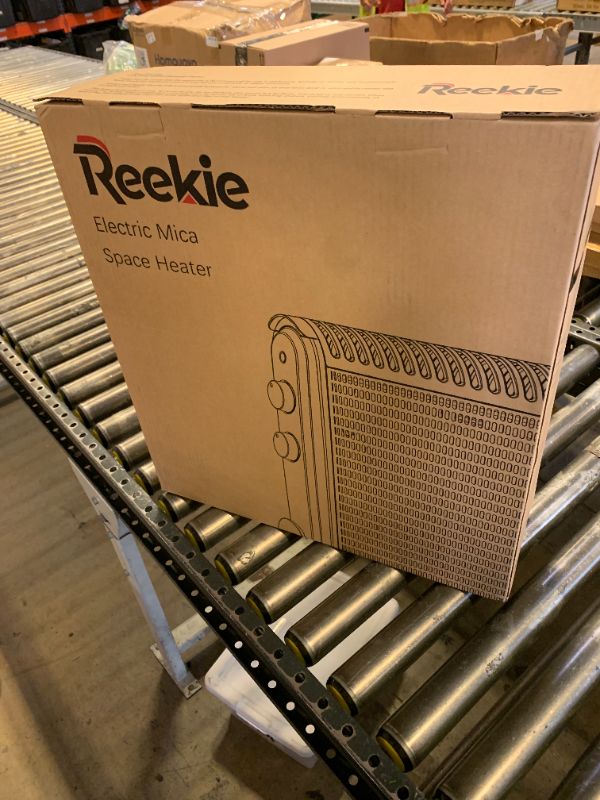 Photo 1 of Reekie Electric Space Heaters for Indoor Use Large Room, 1500W Convection Mica Panel Heater with Thermostat, Fast Heating, Quiet, Safety Protection, Portable Heater for Bedroom Office Garage, White