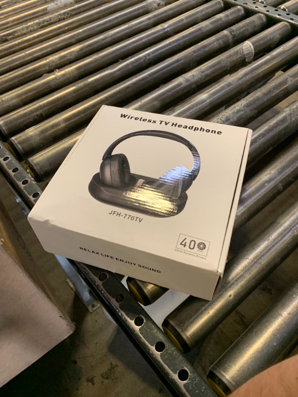Photo 1 of Wireless TV Headphones for Seniors with Transmitter Charging Base, 2.4GHz RF & Bluetooth 5.3 for All TVs, No Audio Delay, 50Hrs Playtime, Plug and Play, Lightweight Over-Ear, Gifts for Elderly Parents