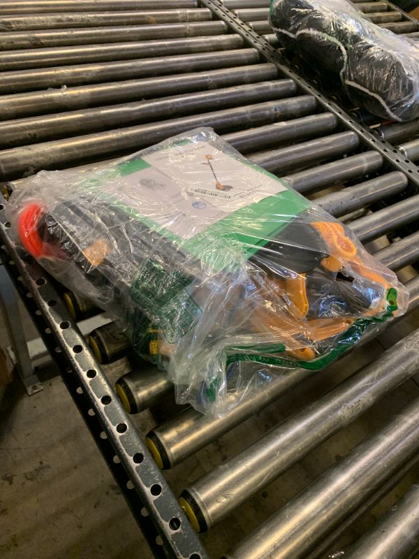 Photo 1 of 12 Inch Electric Weed Wacker, Lightweight Electric Weed Eater,800W Brushless Motor, 6000mAH, 2 Batteries, Multifunctional Grass Trimmer Lawn Tool,Yellow