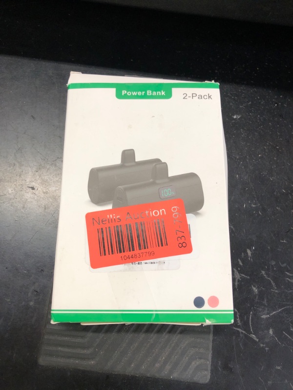 Photo 1 of [2-Pack]Portable Charger for iPhone 16/15 Series,5200mAh PD USB C Power Bank Built-in USB-C Connector,Battery Pack Compatible with iPhone 16/16 Plus/16 Pro/16 Pro Max/15 Series,Android (Pink+Blue)