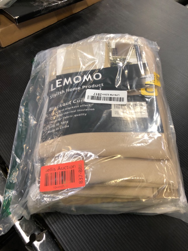 Photo 1 of LEMOMO Beige Thermal Blackout Curtains/38 x 84 Inch/Set of 2 Panels Room Darkening Curtains for Bedroom